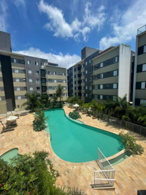 Jardim das Palmeiras II Home Resort JP2 Ubatuba - Apartamento com 2 Dorms, 1 Suíte, Churrasqueira Gourmet, Piscina Adulto e Infantil, Jacuzzi Aquecida, Sauna, Academia, Salão de Jogos e Playground